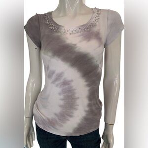 INC Tie Dye Fitted Ribbed Shirt